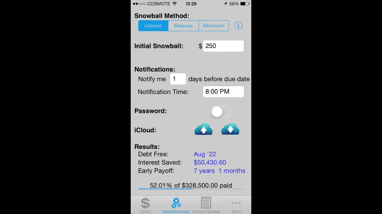 Debt snowball app for mac